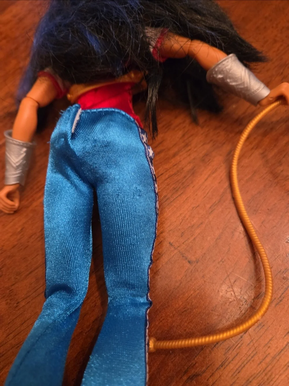 Wonder Woman & Batgirl Styled Kids Doll Set - Red, Blue, Yellow